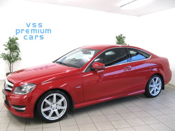 Mercedes-Benz C-Class Coupe, Diesel, 2012, Red