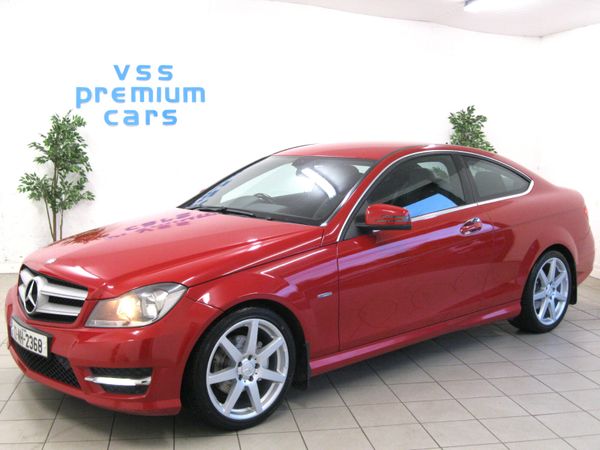 Mercedes-Benz C-Class Coupe, Diesel, 2012, Red