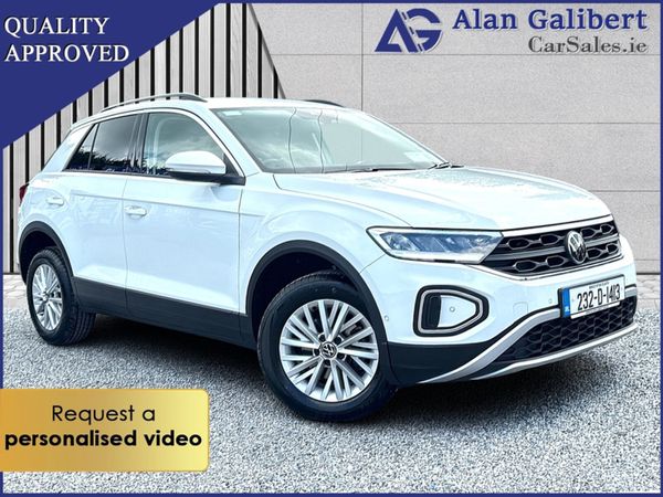 Volkswagen T-Roc SUV, Petrol, 2023, White
