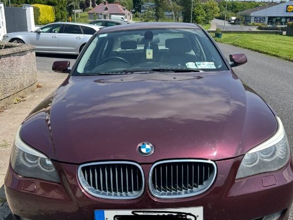 BMW 5-Series Saloon, Diesel, 2009, Red