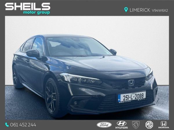 Honda Civic Hatchback, Petrol Hybrid, 2025, Black