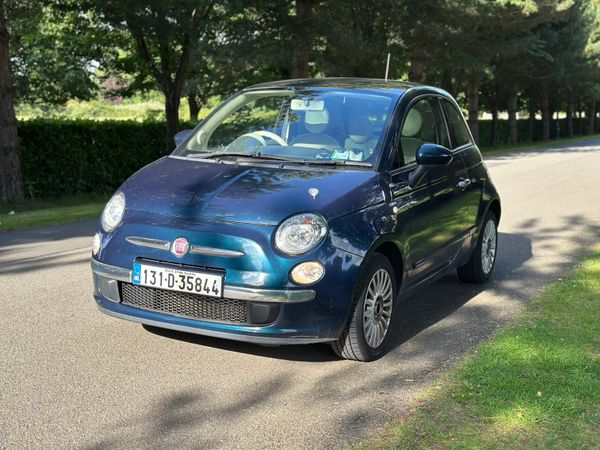 Fiat 500 Hatchback, Petrol, 2013, Blue