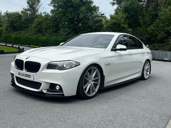 BMW 5-Series Saloon, Diesel, 2015, White