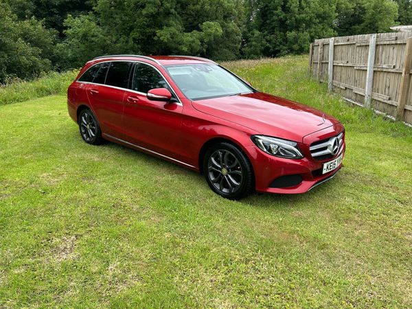 Mercedes-Benz C-Class Estate, Diesel, 2015, Red