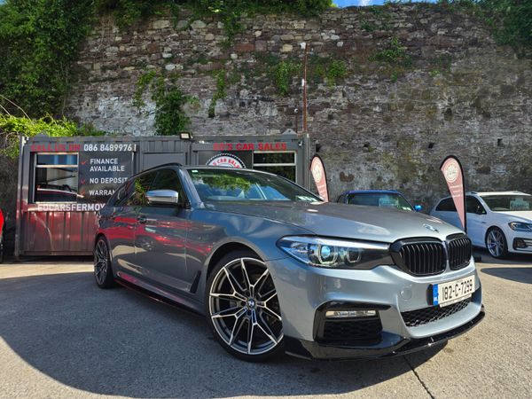 BMW 5-Series Estate, Diesel, 2018, Blue