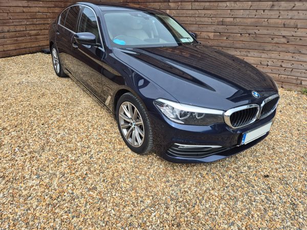 BMW 5-Series Saloon, Diesel, 2018, Blue