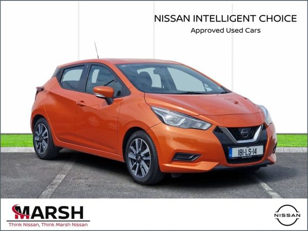 Nissan Micra Hatchback, Petrol, 2018, Orange