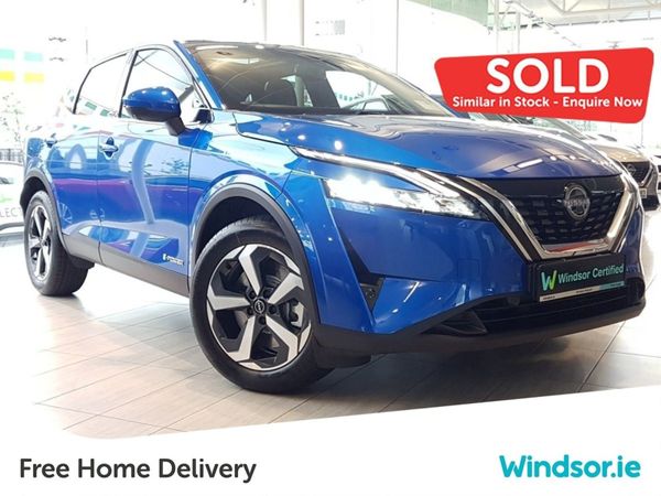 Nissan Qashqai Crossover, Petrol Hybrid, 2024, Blue