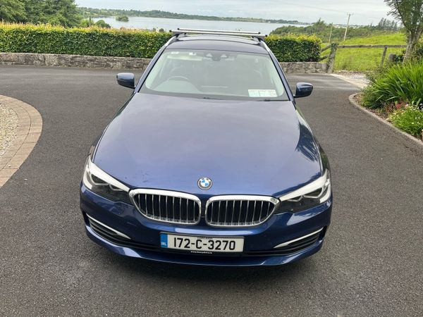 BMW 5-Series Estate, Diesel, 2017, Blue