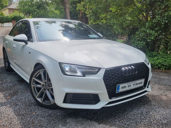 Audi A4 Saloon, Diesel, 2018, White