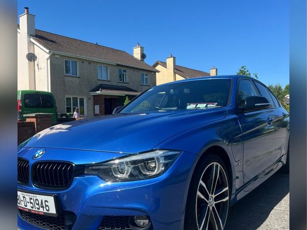 BMW 3-Series Saloon, Petrol Plug-in Hybrid, 2018, Blue