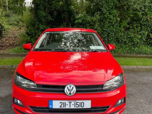 Volkswagen Polo Hatchback, Petrol, 2021, Red