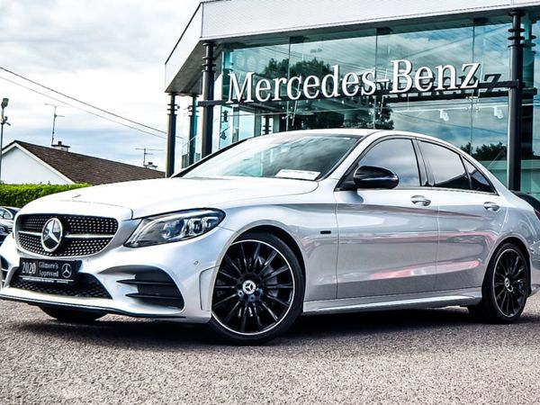 Mercedes-Benz C-Class Saloon, Diesel Plug-in Hybrid, 2020, Silver