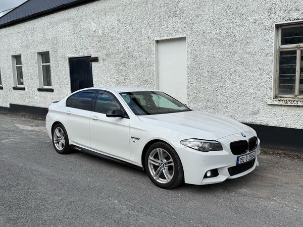BMW 5-Series Saloon, Diesel, 2015, White