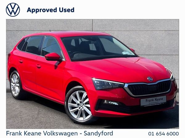 Skoda Scala Hatchback, Petrol, 2022, Red