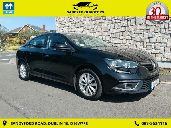 Renault Megane Saloon, Petrol, 2019, Black