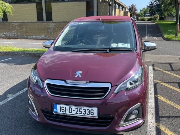 Peugeot 108 Hatchback, Petrol, 2016, Purple