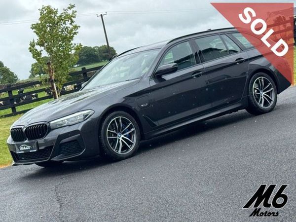 BMW 5-Series Estate, Hybrid, 2022, Grey