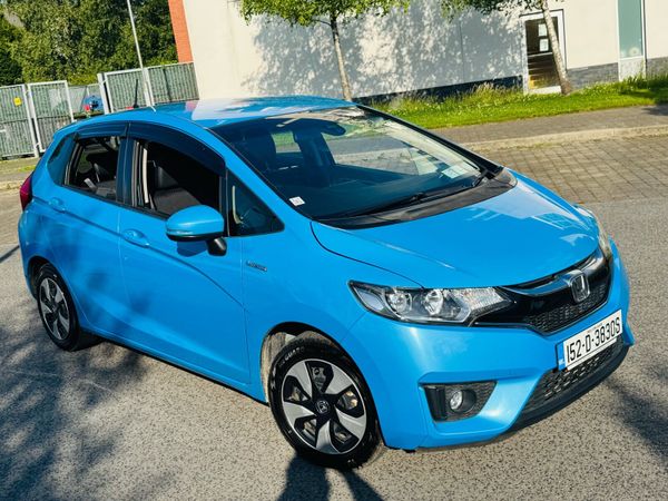 Honda Fit Hatchback, Petrol Hybrid, 2015, Blue