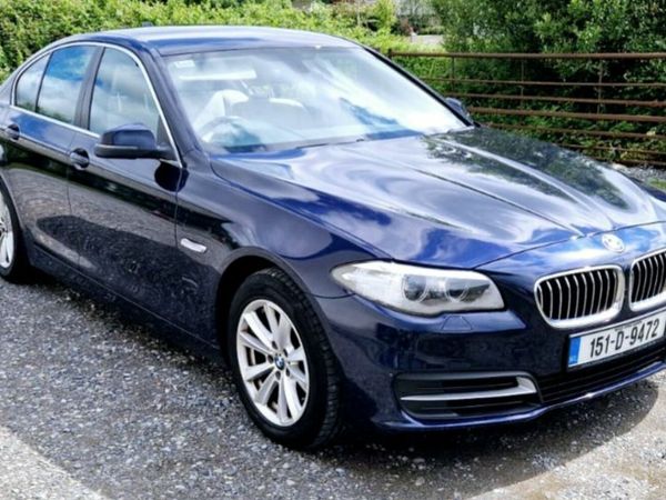 BMW 5-Series Saloon, Diesel, 2015, Blue