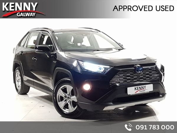 Toyota RAV4 Estate, Petrol Hybrid, 2019, Black