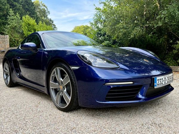 Porsche Cayman Coupe, Petrol, 2023, Blue