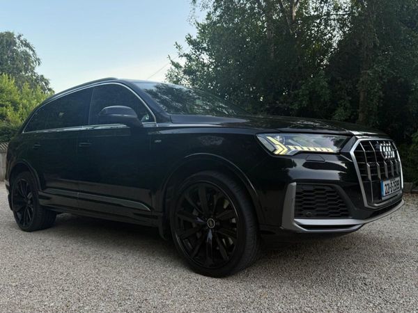 Audi Q7 SUV, Petrol Plug-in Hybrid, 2022, Black