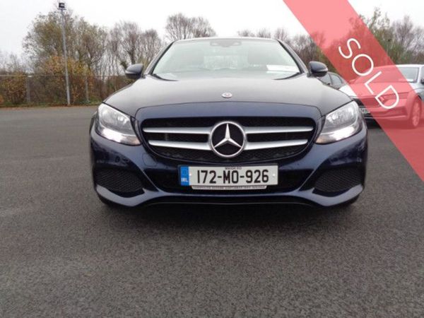 Mercedes-Benz C-Class Saloon, Petrol, 2017, Blue