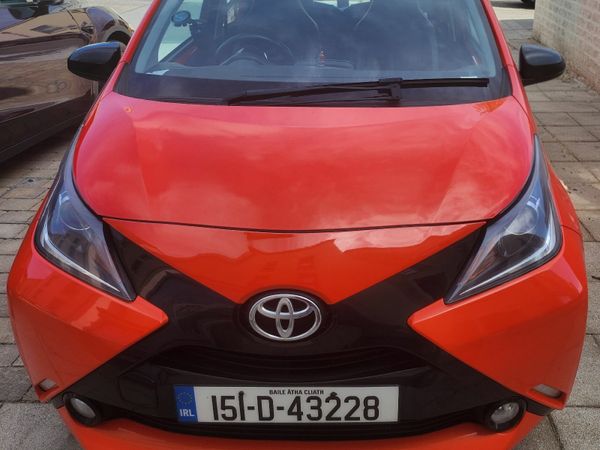 Toyota Aygo Hatchback, Petrol, 2015, Orange