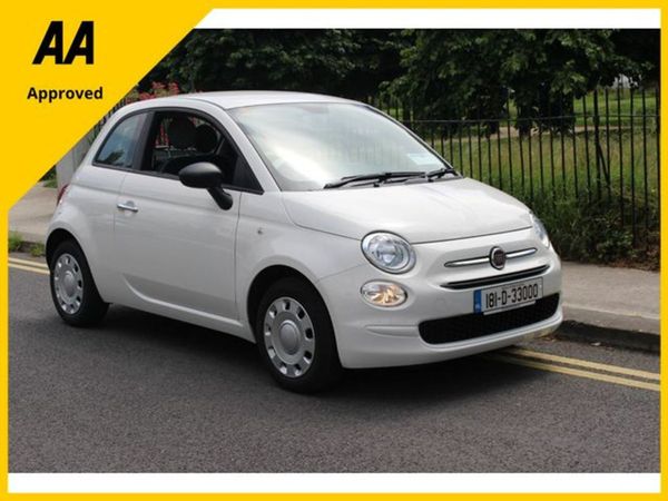 Fiat 500 Hatchback, Petrol, 2018, White