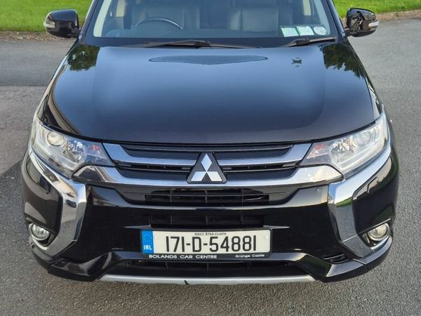 Mitsubishi Outlander SUV, Petrol Plug-in Hybrid, 2017, Black