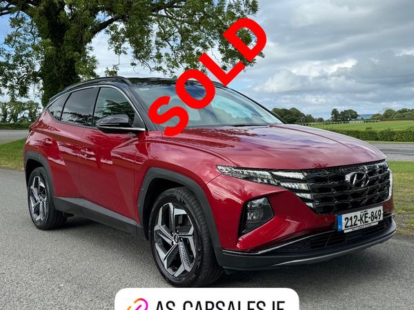 Hyundai Tucson SUV, Petrol Hybrid, 2021, Red