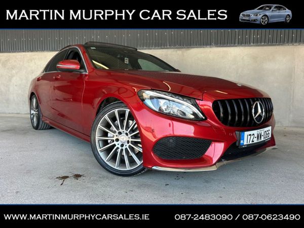 Mercedes-Benz C-Class Saloon, Diesel, 2017, Red