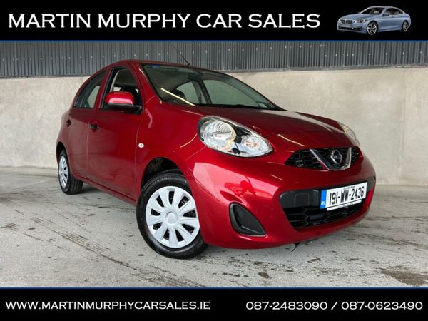 Nissan March Hatchback, Petrol, 2019, Red