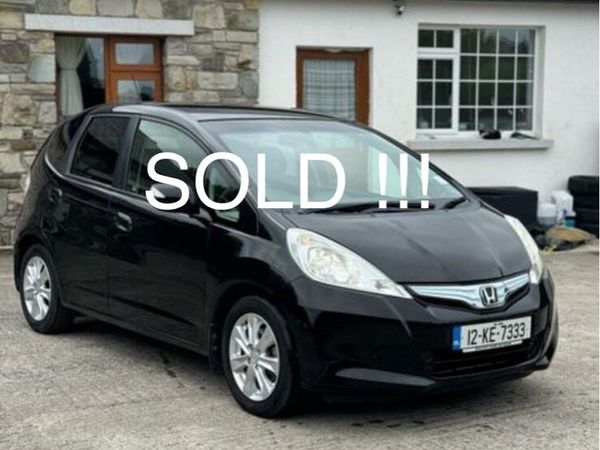 Honda Fit Hatchback, Petrol Hybrid, 2012, Black