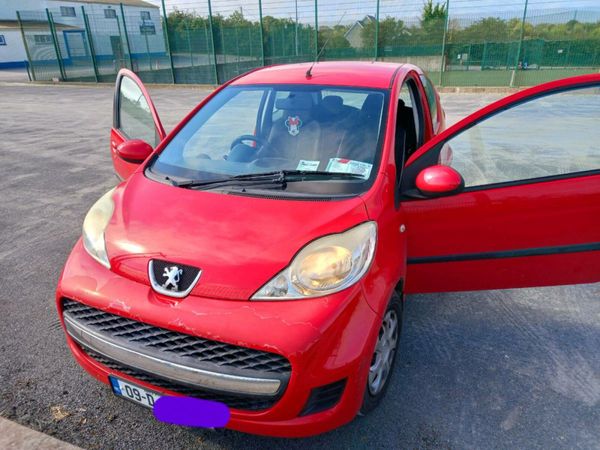 Peugeot 107 Hatchback, Petrol, 2009, Red
