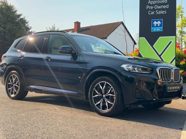 BMW X3 SUV, Petrol Plug-in Hybrid, 2024, Black