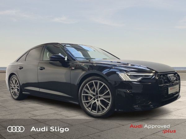 Audi A6 Saloon, Petrol Hybrid, 2024, Black