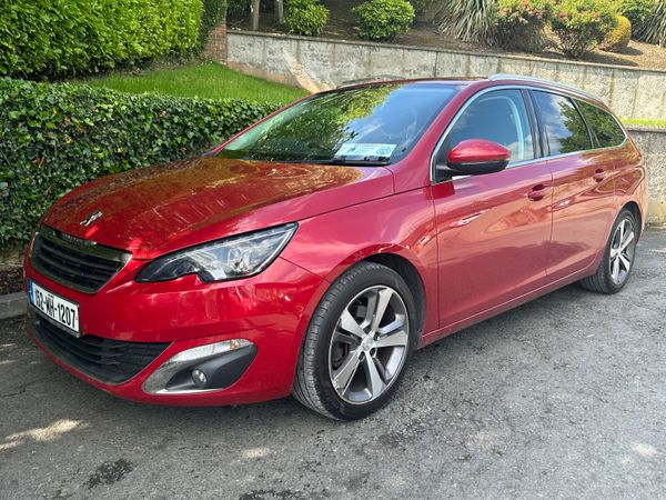 Peugeot 308 Estate, Diesel, 2015, Red