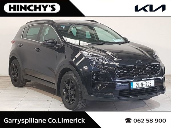 Kia Sportage SUV, Diesel Hybrid, 2021, Black