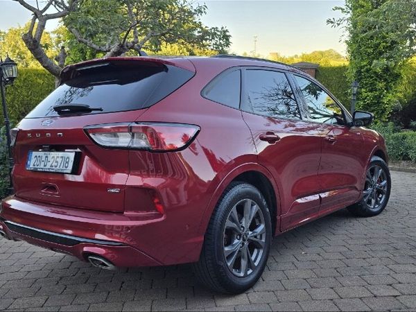 Ford Kuga SUV, Petrol Plug-in Hybrid, 2020, Red
