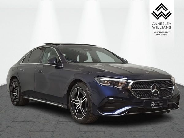 Mercedes-Benz E-Class Saloon, Petrol Plug-in Hybrid, 2025, Blue