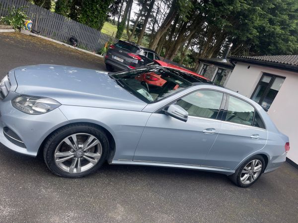Mercedes-Benz E-Class Saloon, Diesel Hybrid, 2014, Silver