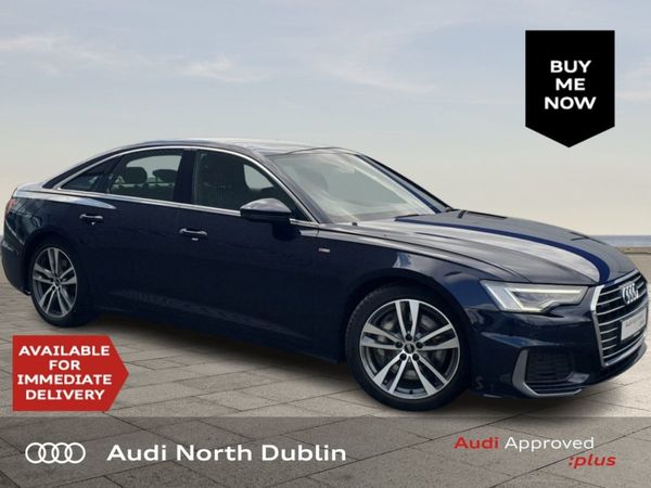 Audi A6 Saloon, Petrol Plug-in Hybrid, 2021, Blue