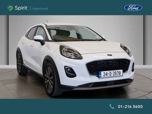 Ford Puma MPV, Petrol Hybrid, 2024, White