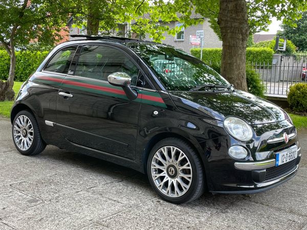 Fiat 500 Hatchback, Petrol, 2012, Black
