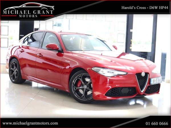 Alfa Romeo Giulia Saloon, Petrol, 2019, Red