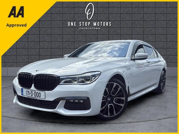 BMW 7-Series Saloon, Petrol Plug-in Hybrid, 2017, White