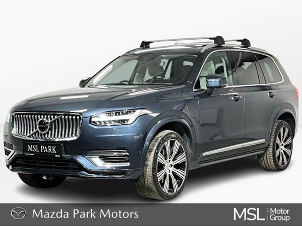 Volvo XC90 SUV, Petrol Plug-in Hybrid, 2020, Blue