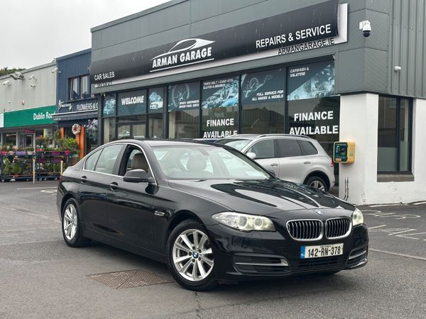 BMW 5-Series Saloon, Diesel, 2014, Black